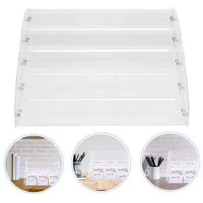  Espositore per opuscoli in acrilico trasparente con biglietti della lotteria a - Imagen 1 de 4