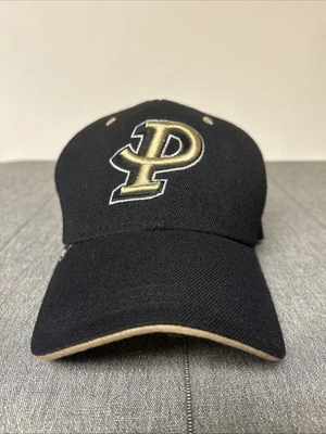 Pittsburgh Penguins NHL Zephyr  Black/Gold Fitted 7 1/4 Hat 35% Wool 65%Acrylic - Image 1 of 4