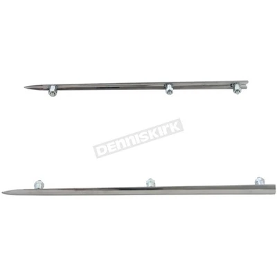 Guardabarros delantero de acero inoxidable V-Twin Manufacturing borde de riel lateral - 50-0957 Foto 1 de 3