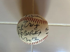1991 Baltimore Orioles Multi Autographed Souvenir Shop Pre owned  Team Baseball - Picture 1 of 7