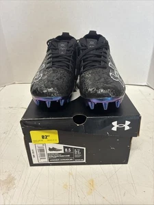 Under Armour Blur Smoke 2.0 Wildleder Herren Größe 8,5 Fußballschuh schwarz - Bild 1 von 4