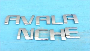 CHEVROLET AVALANCHE CHROME LETTERING EMBLEMS LOGO OEM USED  - Picture 1 of 6