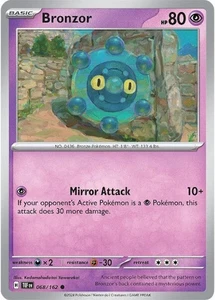 Reverse Holofoil - Bronzor - 068/162 - 068 / NM / English - Picture 1 of 1