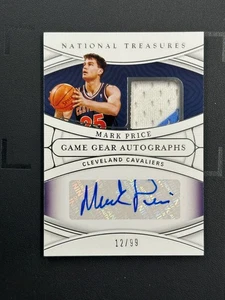 2021 Panini National Treasures Game Gear Mark Price Auto Patch /99#Z - Picture 1 of 2
