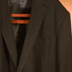 Oak Hill Flannel Sport Coat 5XL 62 64R Black - Picture 1 of 9