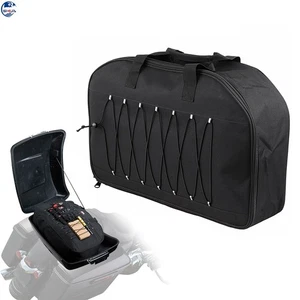 King/Chopped Tour Packs Pak Liner Soft Luggage Bag For Harley Touring 1993-2013 - Bild 1 von 12