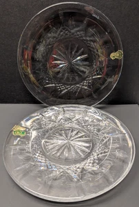 Waterford Crystal Lismore 8 inch Accent Plates Set of 3 with Original Stickers - Picture 1 of 7