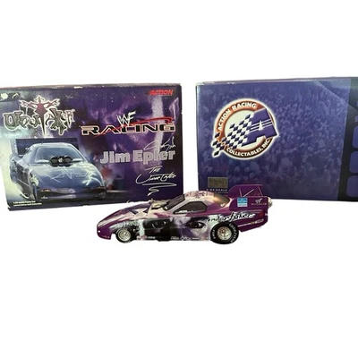 Action 1:24 Jim Epler WWF /Undertaker 2000 Pontiac Funny Car NHRA Racing Diecast - Image 1 of 4