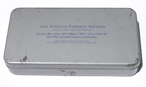 Vintage Los Angeles Federal Sparkasse Metallbox - Bild 1 von 5