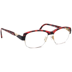 Cazal Eyeglasses MOD. 4204 COL. 002 Red Havana Half Rim Frame Germany 53[]17 135 - Picture 1 of 6