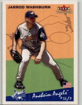 2002 Fleer Tradition Jarrod Washburn #327 Anaheim Angels - Image 1 of 2