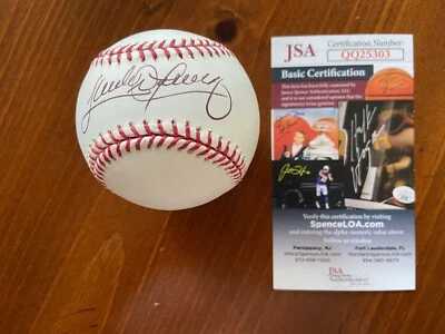 Sandy Alomar Jr Signed Official Rawlings Baseball- MLB Cleveland Indians JSA - Image 1 of 2