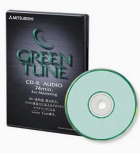 Mitsubishi Green Tune CD-R Audio 74 min For Mastering MUR74GT1 Japan X 100 packs - Afbeelding 1 van 24