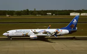 AIRCRAFT SLIDE / DIA B737 TC-SNN SUN EXPRESS Play Station cs - Bild 1 von 1