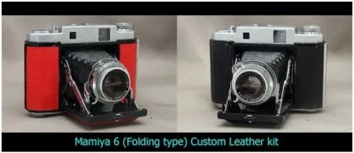 Camera Replacement Skin Leather w/VIDEO ins【Mamiya 6】Japan - image 1 of 4