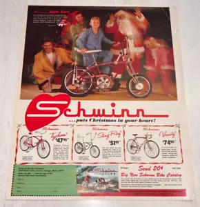Vintage, SCHWINN BICYCLE / APPLE KRATE, Magazine Ad (Backside, Daisy BB Guns Ad) - Picture 1 of 2