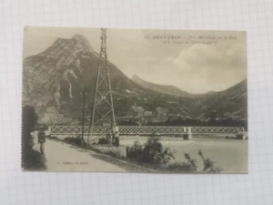 CPA 38 GRENOBLE - Pont Métallique sur le Drac et le Casque de Néron - Imagen 1 de 2