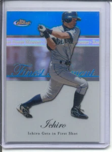 2007 FINEST ROOKIE MOMENTS BLUE REFRACTOR - ICHIRO SUZUKI #ED 294/299 - Picture 1 of 1