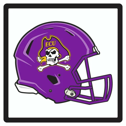 East Carolina Pirates Hitch Cover (DOMED ECU HELMET HITCH (16093)) Cover