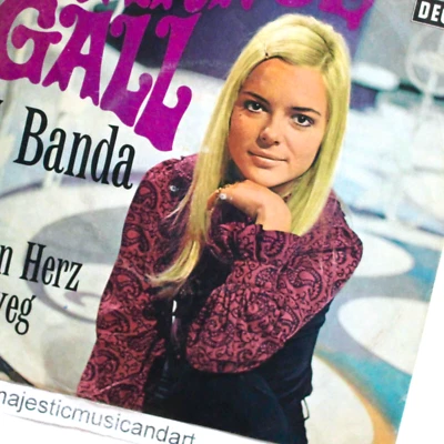 ORIGINAL 1968 PROMO FRANCE GALL 7" VINYL 45 VERY RARE - Image 1 of 4