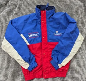 Vintage 1995 America's Cup Columbia Red, White And Blue Jacket Size Medium - Picture 1 of 13