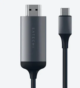 Satechi Aluminum Type-C to HDMI cable 4K @ 60Hz  ST-CHDMIM - Picture 1 of 6