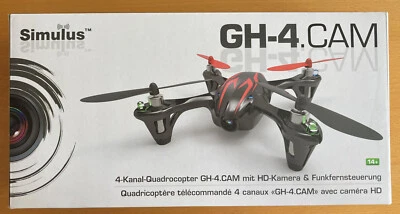 Simulus 4-Kanal Quadrokopter GH-4.Cam NX-1066 Drohne mit Fernbedienung - Bild 1 von 4