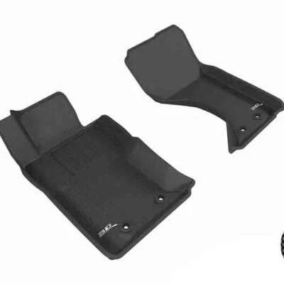 3D MAXpider черный 1-й ряд 2 изделия напольные покрытия для Fiat 124 - Изображение 1 из 4