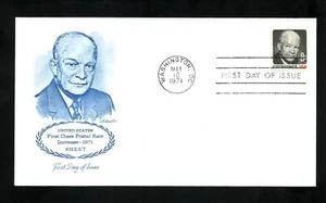 Dwight D Eisenhower 1971 First Day Cover Artmaster Cachet Washington, DC - Picture 1 of 1