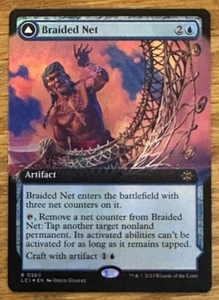 MTG Lost Caverns Of Ixalan, Braided Net / Braided Quipu - Borderless Foil - Picture 1 of 2