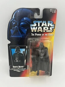 Star Wars 1995 Kenner Power of the Force Darth Vader mit abnehmbarem Cape - Bild 1 von 5