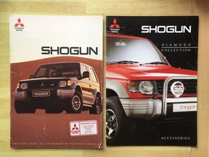 MITSUBISHI SHOGUN & DIAMOND COLLECTION ACCESSORIES 1991 UK Market Sales Brochure - Picture 1 of 7