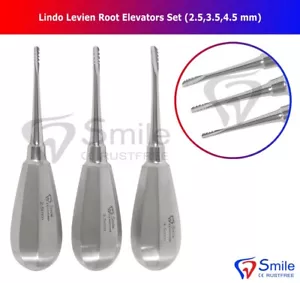 3 Wurzelaufzüge - Lindo Levin Luxierinstrumente Hebel 2,5-3,5-4,5 mm - CE - Bild 1 von 4
