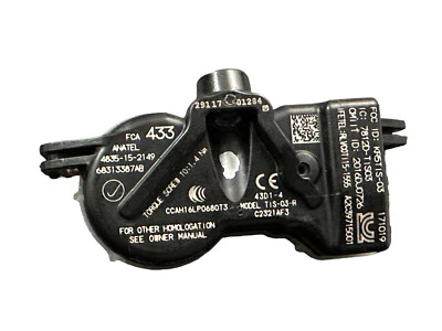 Sensor de presión de neumáticos TPMS de 433 MHz fabricante de equipos originales de 1 pieza para Jeep Dodge Chrysler 68313387AB Foto 1 de 4