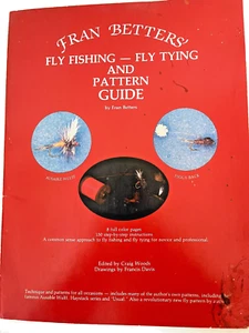 Fran Betters' Fly Fishing-Fly Tying And Pattern Guide 1986 1st Ed. Signed - Picture 1 of 5