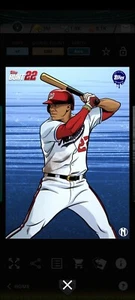 Topps Bunt 2022 Obra de Arte Original - Color Raro Juan Soto TARJETA DIGITAL - Imagen 1 de 1