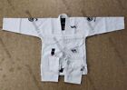 White Brazilian Jiu Jitsu Uniforms High Quality 100% Cotton Bjj Kimono A1 Size