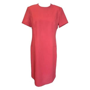 Eastex Coral Sheath Dress Womens Size UK 12 - Picture 1 of 8
