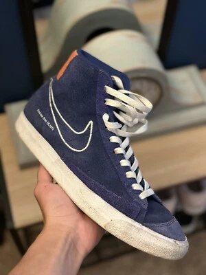 Blazers mid 77 deep royal blue white orange 9 1/2 In Men - Image 1 of 4