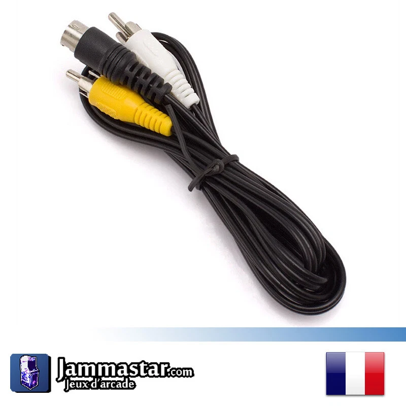 Câble Vidéo pour Sega Mega Drive 2 - AV Cable RCA - Megadrive