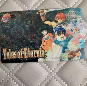 Tales of Eternia Mutsumi Inomata Japanese Phone Card Vintage RARE NAMCO Game JP - Picture 1 of 2