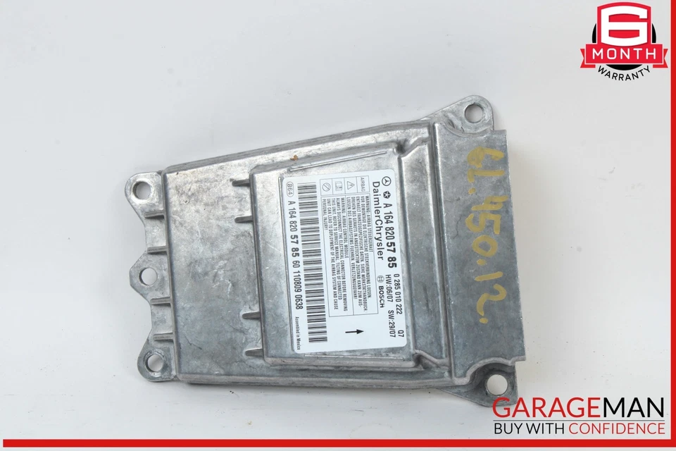 06-13 Mercedes X164 GL450 SRS Airbag Airbag Módulo de Controle de Segurança Unidade OEM - Imagem 1 de 4