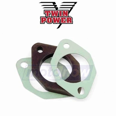 Twin Power Manifold Spacer for 1976-1984 Harley Davidson FXE Super Glide - kf Foto 1 de 4