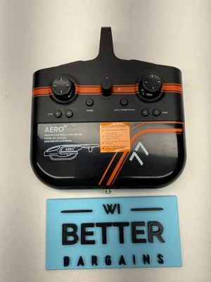 Sharper Image Aero 77 1014291 Black Ergonomic Remote Controller For Stunt Drone - Image 1 of 4