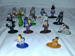 16 Stück Minecraft Figuren, Die Cast, Jada Toys, Nano Metalfigs, Maßstab 1,65" - Bild 1 von 4
