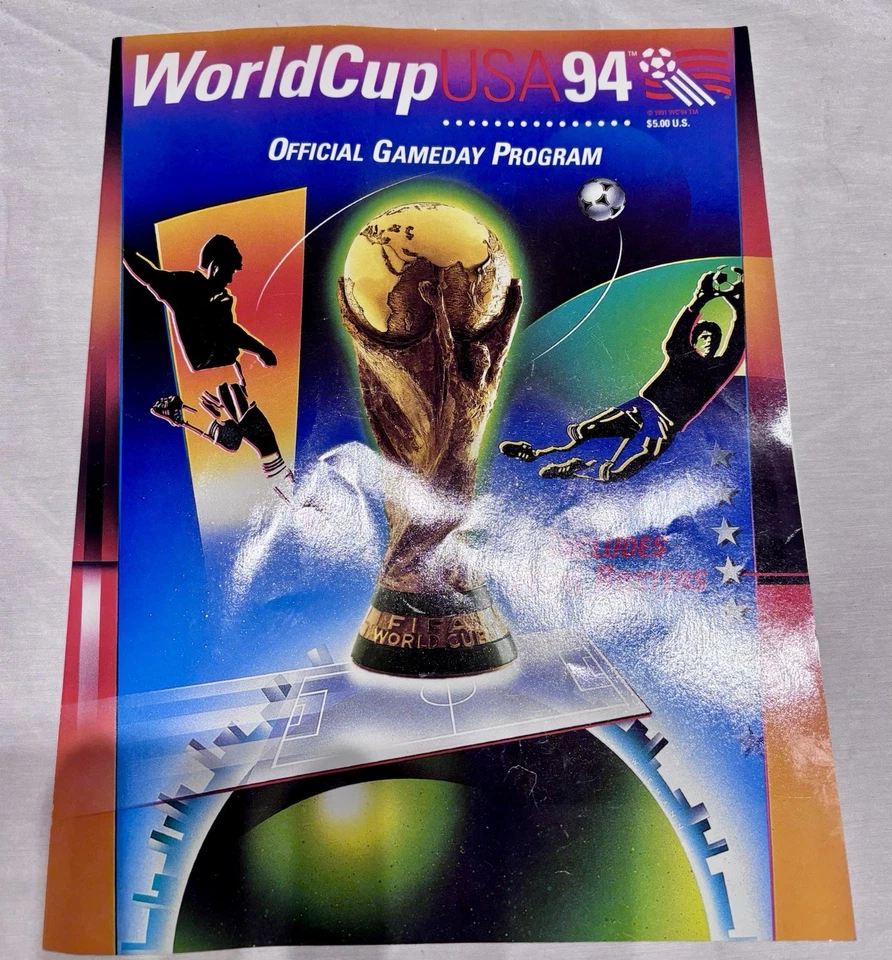 1994 World Cup Official Game Day Program Excellent Condition - Image 1 of 4