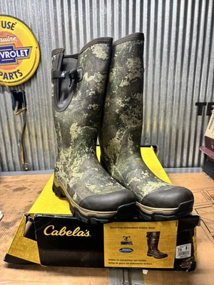 Cabelas Scent Free Uninsulated Rubber Boots Size 10 - Image 1 of 4