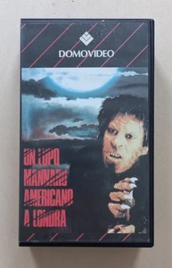 VHS film UN LUPO MANNARO AMERICANO A LONDRA 1981 Italia Domovideo John Landis - Picture 1 of 4