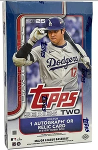 2025 Topps Series 2 Baseball Factory Sealed Hobby Box Wood Roki Ohtani Auto #7 - Picture 1 of 1