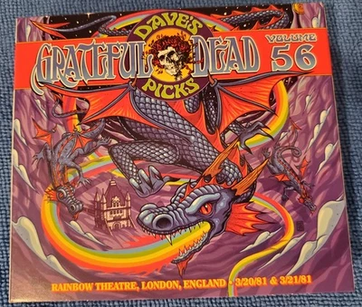 Grateful Dead DAVES PICKS Vol 56 Rainbow Theater London England 3/20 & 21/81  - Image 1 of 4